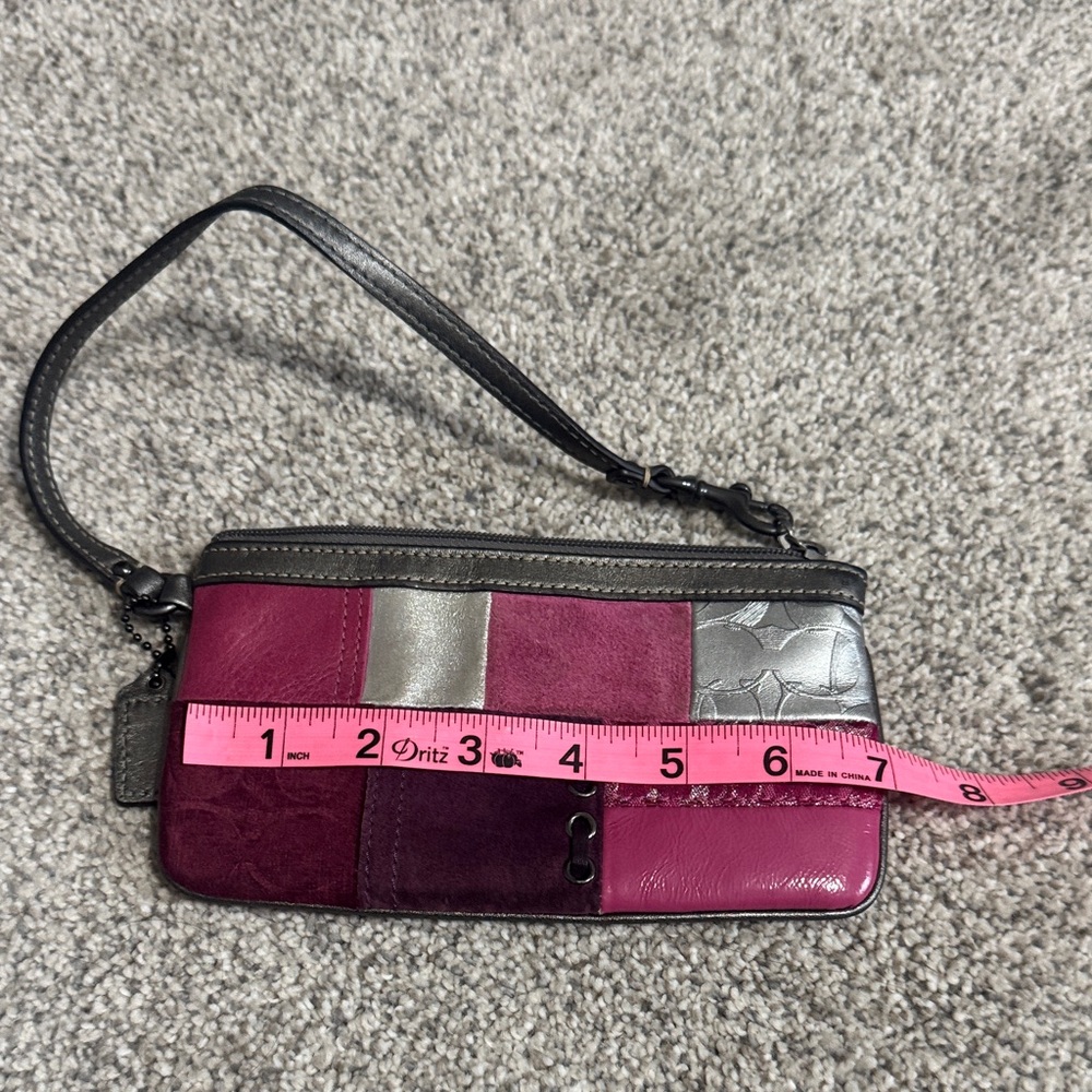 Patchwork Wristlet Clutch - image 3